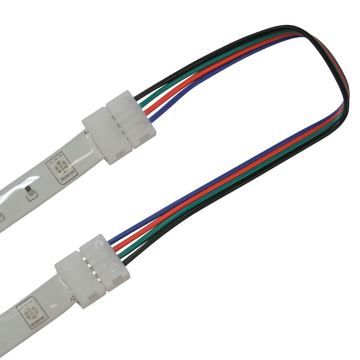 Elastyczny Dwustronny connector do RGB LED taśmy 4pin 10 mm