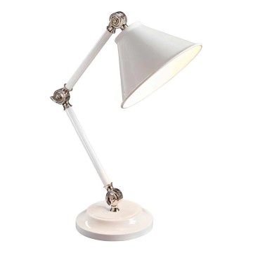 Elstead - Lampa stołowa PROVENCE ELEMENT 1xE27/60W/230V biały