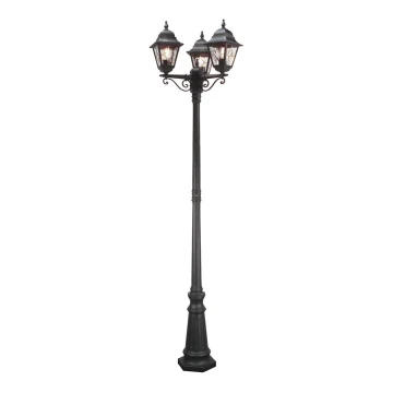 Elstead - Lampa zewnętrzna NORFOLK 3xE27/100W/230V IP43 czarny