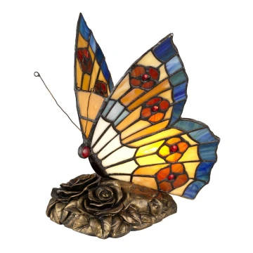 Elstead QZ-OBUTTERFLY-TL - LED Oświetlenie dekoracyjne TIFFANY 1xG9/3W/12/230V motyl