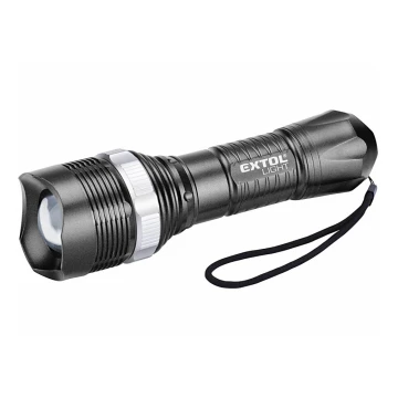 Extol - LED Latarka LED/1W/3xAA czarna