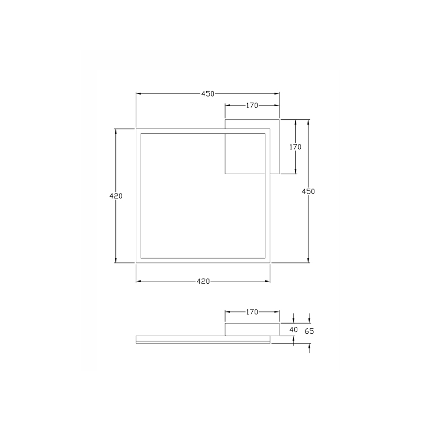 Fabas Luce 3394-62-102 - LED Plafon ściemnialny BARD LED/39W/230V 4000K biały