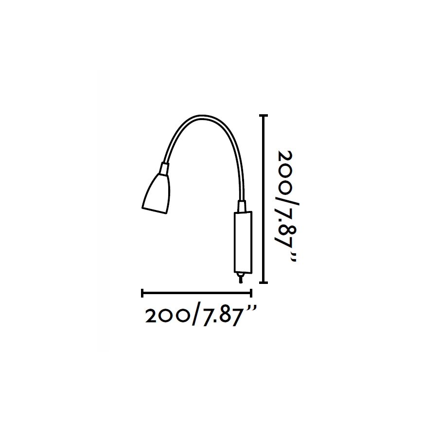 FARO 41020 - Kinkiet LOKE LED/3W/230V