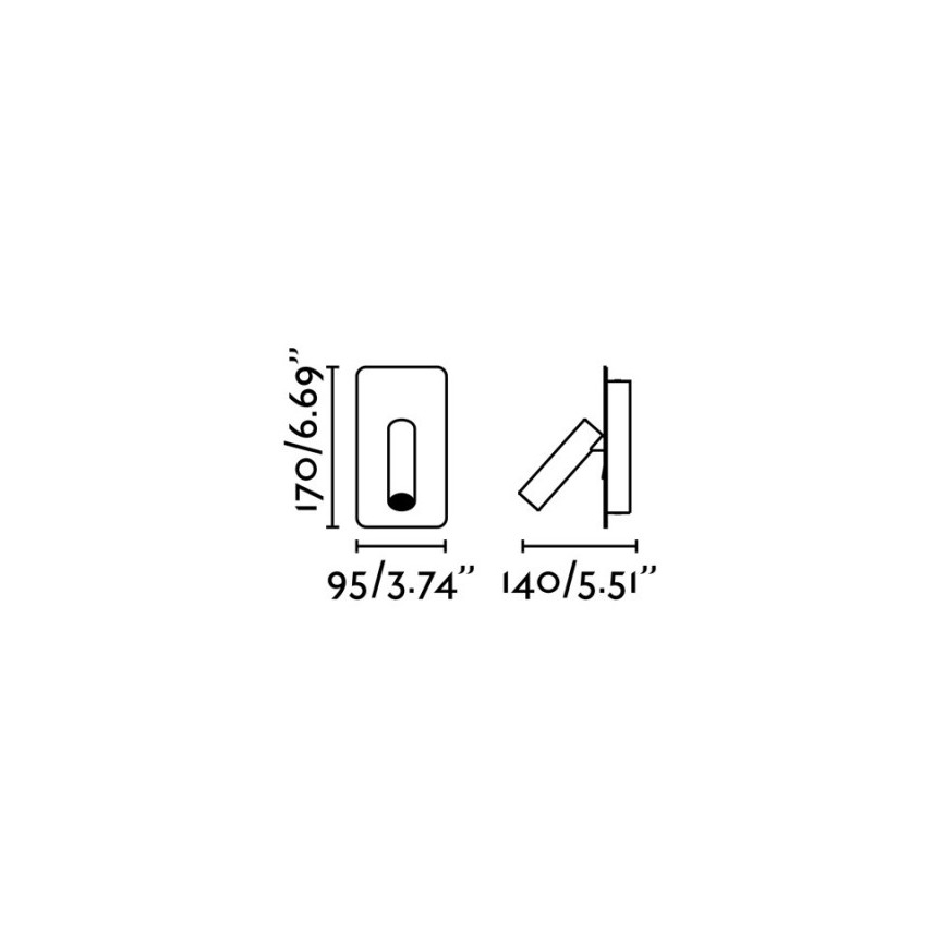 FARO 62128 - LED Kinkiet punktowy SUAU LED/3W/230V