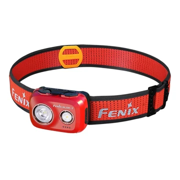 Fenix HL32RTRED - LED Czołówka akumulatorowa LED/USB IP66 800 lm 300 h czerwona/pomarańczowa