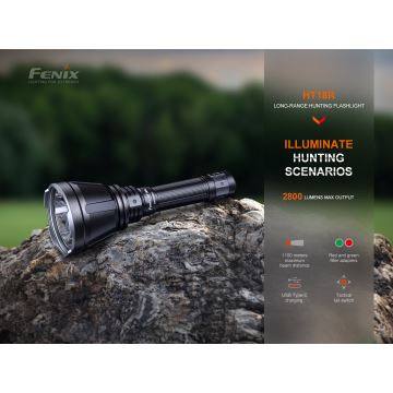 Fenix HT18R - LED Ściemnialna latarka akumulatorowa LED/1x21700 IP68 2800 lm 42 h