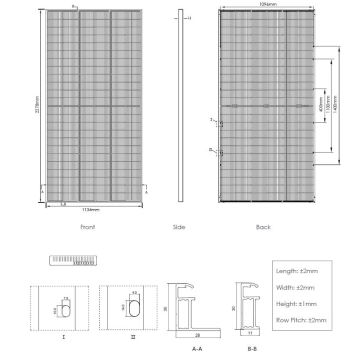 Fotowoltaiczny panel słoneczny JINKO 580Wp IP68 Half Cut dwustronny - paleta 36 szt