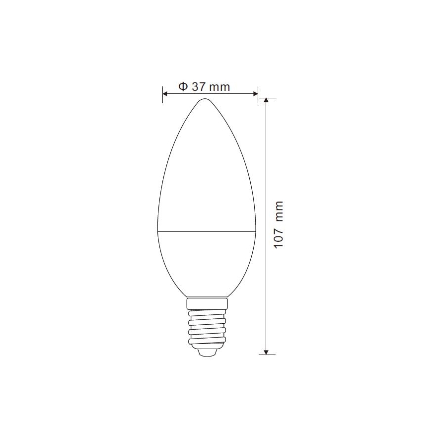 Globo - LED Żarówka ściemnialna E14/5W/230V 4000K