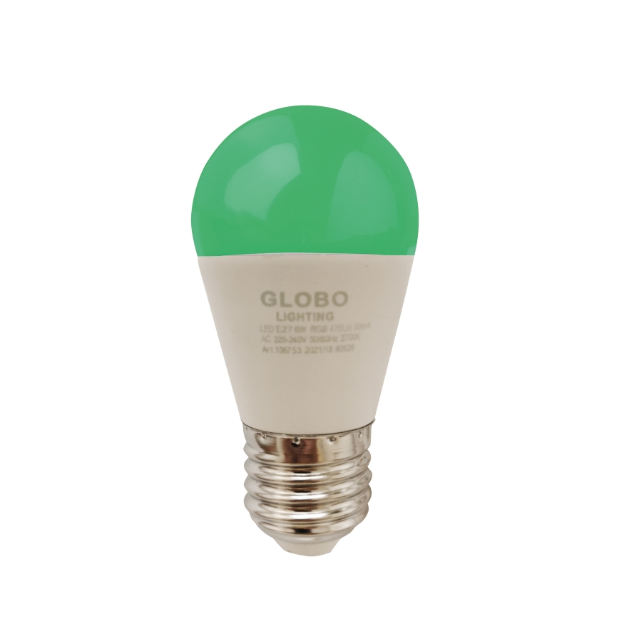 Globo - Żarówka ściemniana LED RGBW E27/6W/230V 3000K + pilot zdalnego sterowania