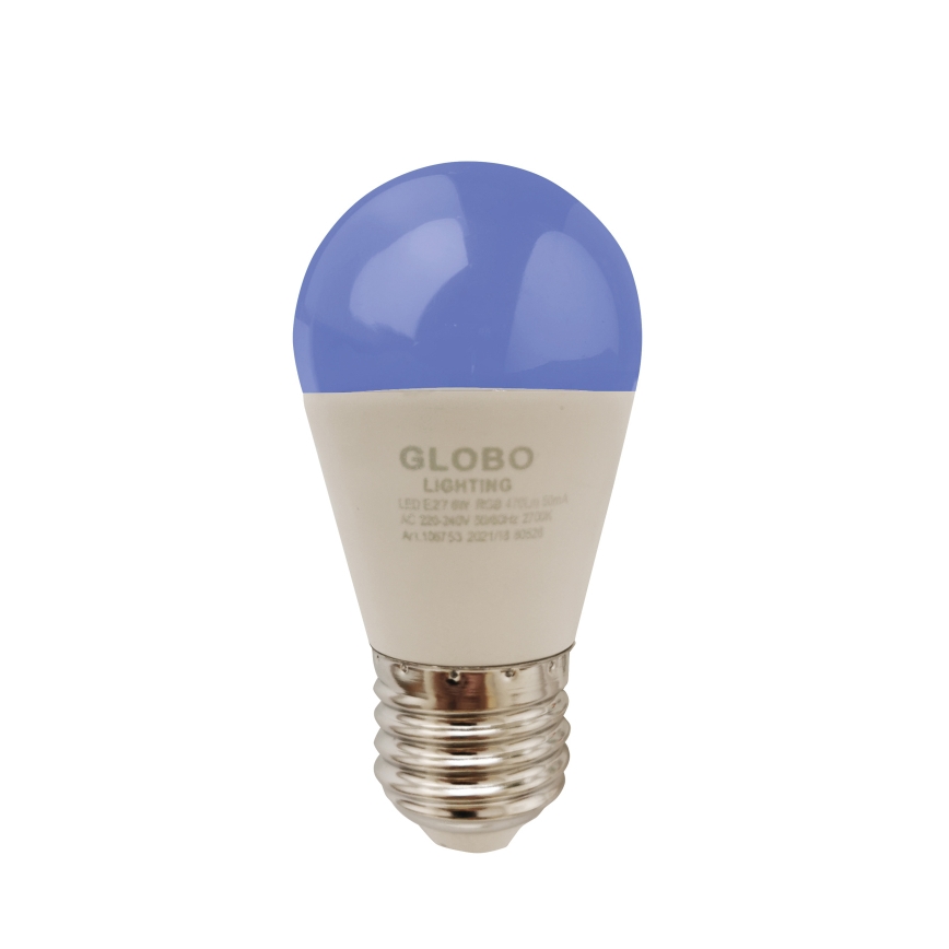 Globo - Żarówka ściemniana LED RGBW E27/6W/230V 3000K + pilot zdalnego sterowania