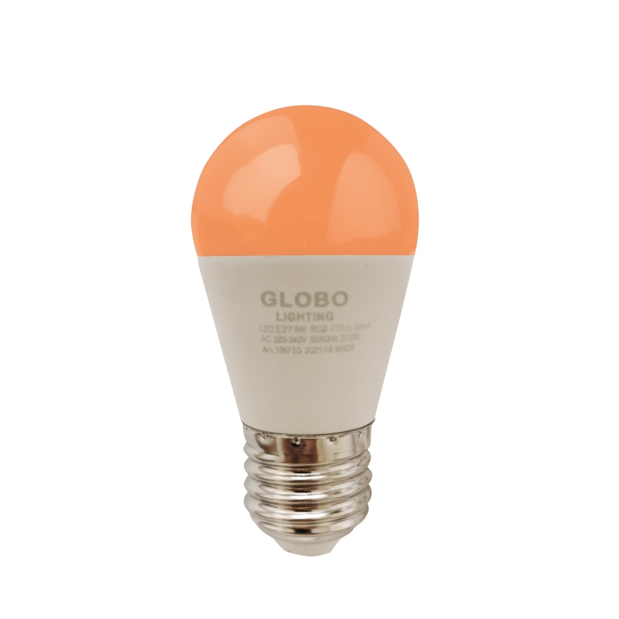 Globo - Żarówka ściemniana LED RGBW E27/6W/230V 3000K + pilot zdalnego sterowania