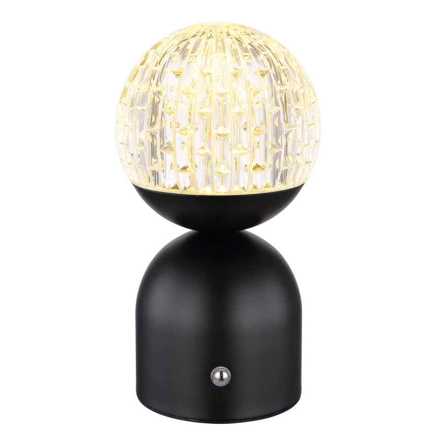 Globo - LED Ściemnialna dotykowa lampa stołowa LED/2W/5V 2700/4000/6500K 1800 mAh czarna