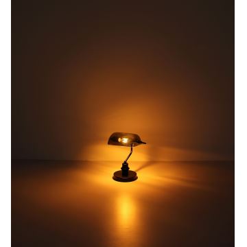 Globo - Lampa stołowa 1xE27/60W/230V czarna