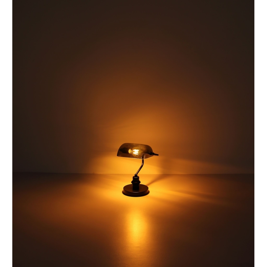 Globo - Lampa stołowa 1xE27/60W/230V czarna