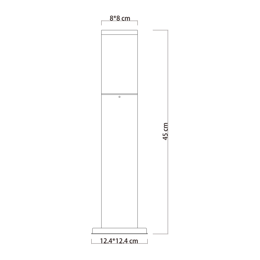 Globo - Lampa zewnętrzna 1xE27/15W/230V 45 cm IP44