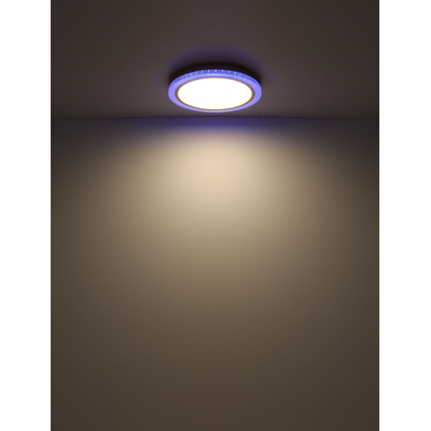 Globo - Ściemnialna lampa sufitowa RGBW LED/20W/230V 2700-6500K + pilot zdalnego sterowania