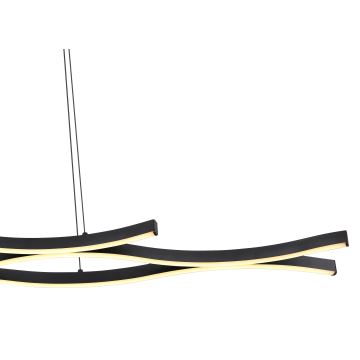 Globo - LED Żyrandol na lince LED/35W/230V czarny