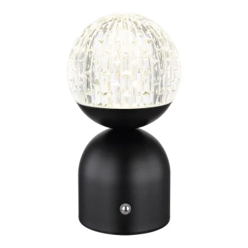 Globo - LED Ściemnialna dotykowa lampa stołowa LED/2W/5V 2700/4000/6500K 1800 mAh czarna