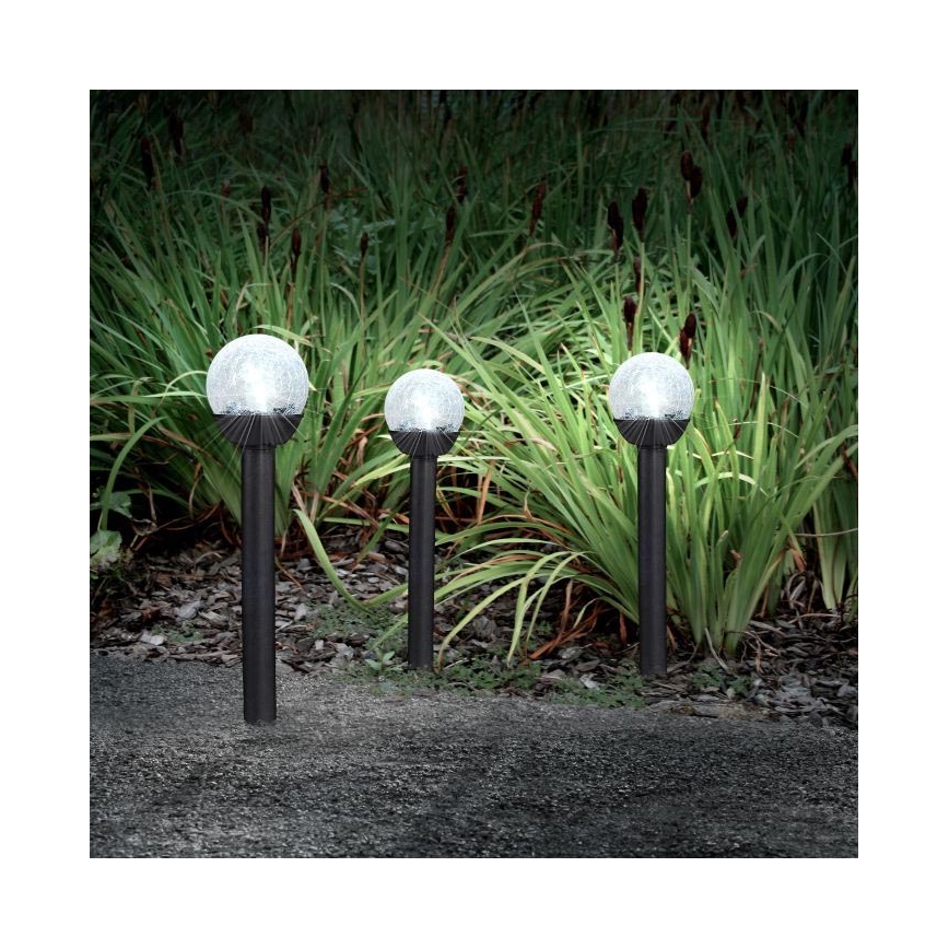 Globo - ZESTAW 3x LED Lampa solarna LED/1,2V IP44