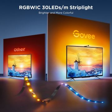 Govee - Backlight 3S Netflix TV 55-65" SMART LED podświetlenie RGBICW Wi-Fi + pilot zdalnego sterowania