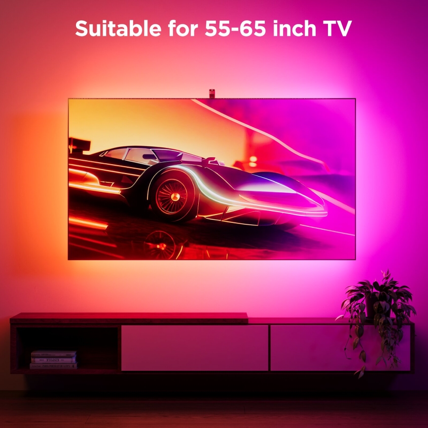 Govee - Backlight 3S Netflix TV 55-65" SMART LED podświetlenie RGBICW Wi-Fi + pilot zdalnego sterowania