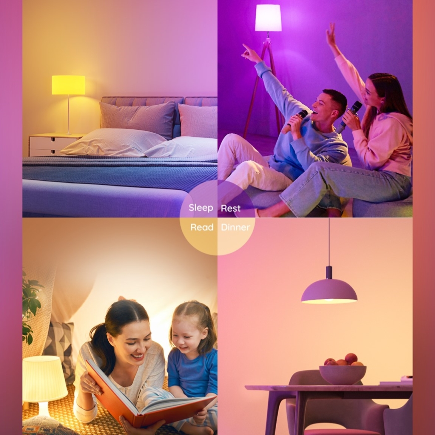 Govee - LED RGBWW Inteligentna żarówka E27/12W/230V 2700-6500K Wi-Fi