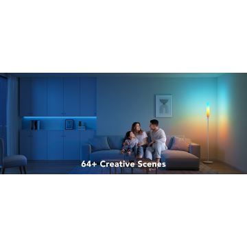 Govee - LED Ściemnialna lampa podłogowa CYLINDER SMART RGBICWW 2200-6500K