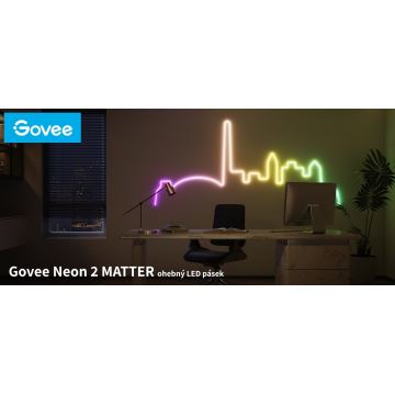 Govee - Neon 2 MATTER zginana tasma LED 5m RGBIC Wi-Fi IP67