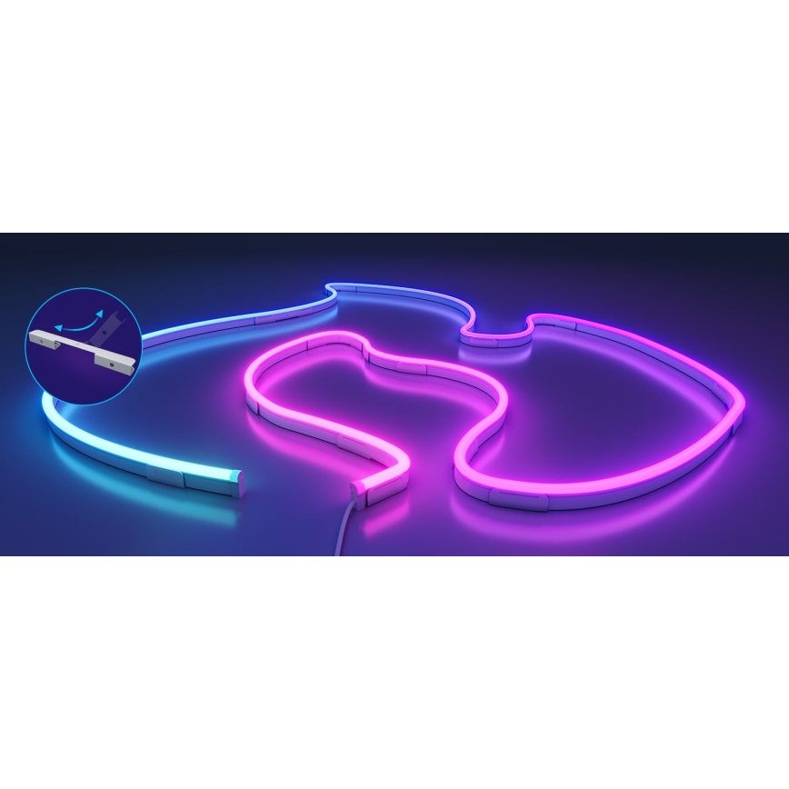 Govee - Neon 2 MATTER zginana tasma LED 5m RGBIC Wi-Fi IP67