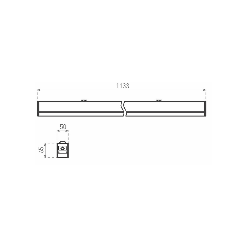 Greenlux GXPR068 - LED Oprawa świetlówkowa PROFI LINEAR II LED/36W/230V 4000K