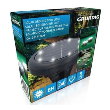 Grundig - LED Lampa solarna 8xLED