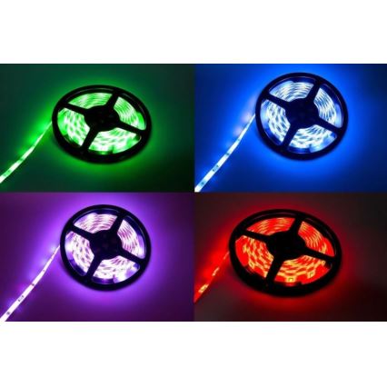 Grundig - Taśma LED RGB ściemnialna 5m LED/24W/230V + pilot IP44