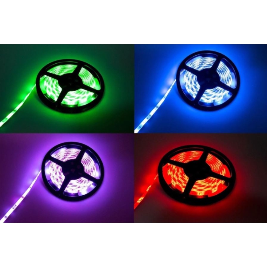 Grundig - Taśma LED RGB ściemnialna 5m LED/24W/230V + pilot IP44