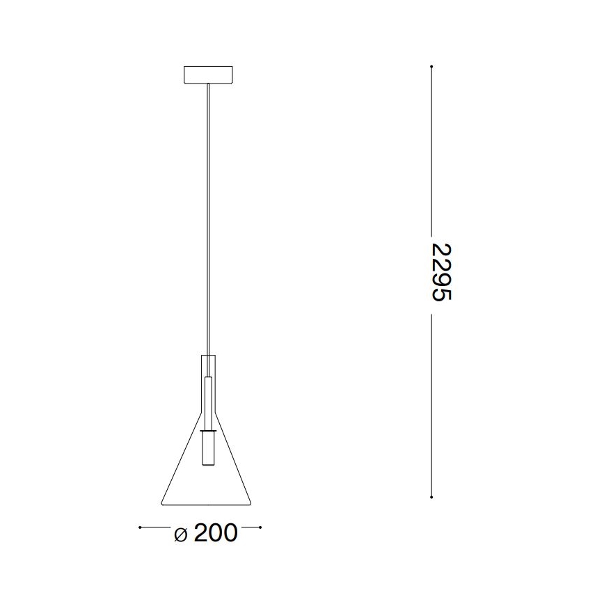 Ideal Lux - LED Żyrandol na lince EMPIRE 1xG9/3W/230V