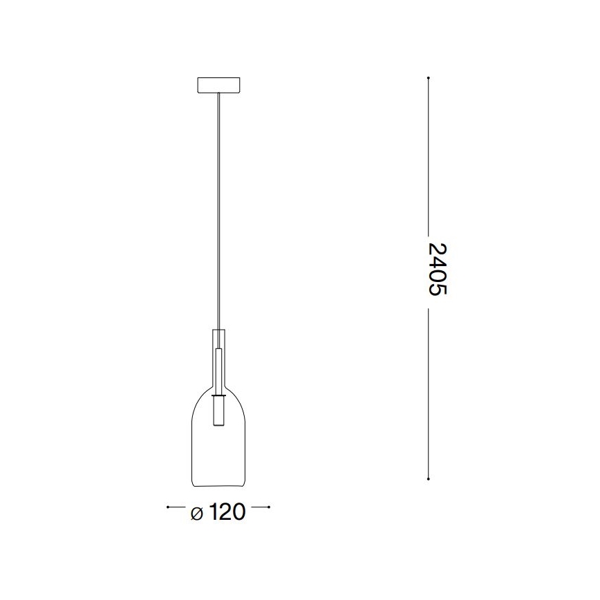 Ideal Lux - LED Żyrandol na lince EMPIRE 1xG9/3W/230V