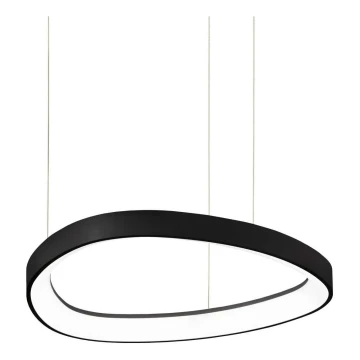 Ideal Lux - LED Żyrandol na lince GEMINI LED/38W/230V śr. 42,5 cm czarny