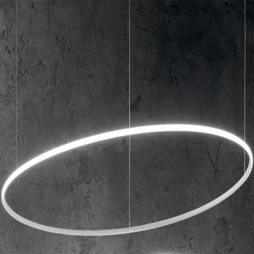 Ideal Lux - LED Żyrandol na lince HULAHOOP LED/46W/230V śr. 100 cm biały