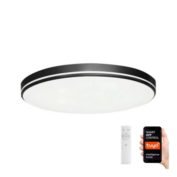 Immax NEO 07148-B51 - LED Ściemniany plafon NEO LITE AREAS LED/48W/230V Tuya Wi-Fi czarny+ pilot