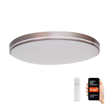 Immax NEO 07150-C40 - LED Ściemniany plafon NEO LITE AREAS LED/24W/230V Tuya Wi-Fi brązowy+ pilot