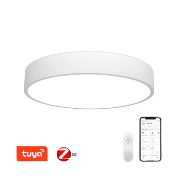 Immax NEO 07207L-LED Plafon ściemnialny RONDATE 65W/230V 3000-6000K Tuya biały + pilot zdalnego sterowania