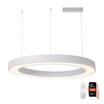 Immax NEO 07214L - LED Żyrandol ściemnialny na lince PASTEL LED/68W/230V 2700-6500K biały 95 cm Tuya + pilot zdalnego sterowania