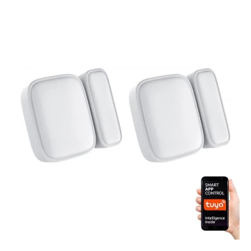 Immax NEO 07511L - SET 2x Czujnik magnetyczny do okien i drzwi SMART Zigbee Tuya