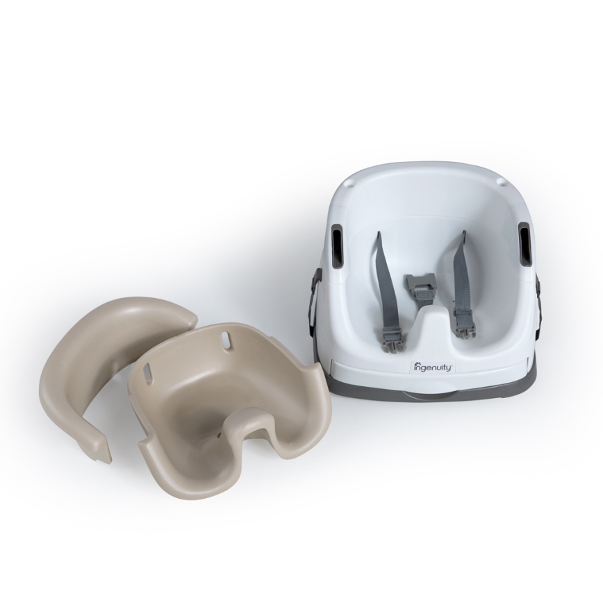 Ingenuity - Poduszka na krzesło do jadalni 2w1 BABY BASE beżowy