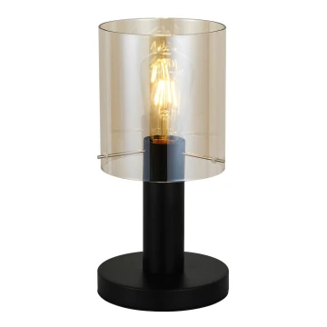 ITALUX - Lampa stołowa SARDO 1xE27/40W/230V czarna/złota