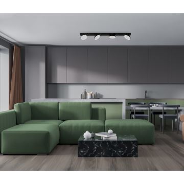 ITALUX - LED Oświetlenie punktowe CASTELIO 4xLED/5W/230V 4000K czarne