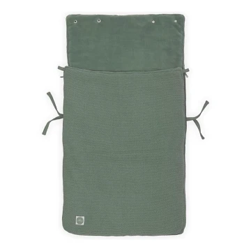 Jollein - Polarowa torba na fotelik samochodowy BASIC KNIT 42x82 cm Ash Green