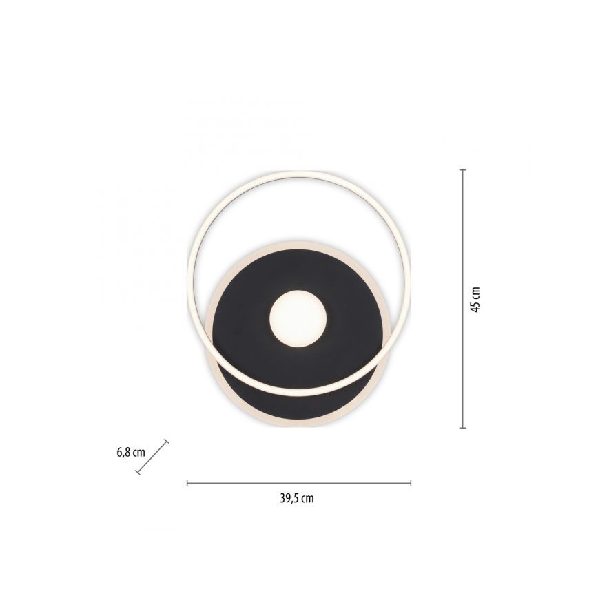 JUST LIGHT. 15046-18 - LED Plafon ściemnialny DOMINO LED/26,5W/230V