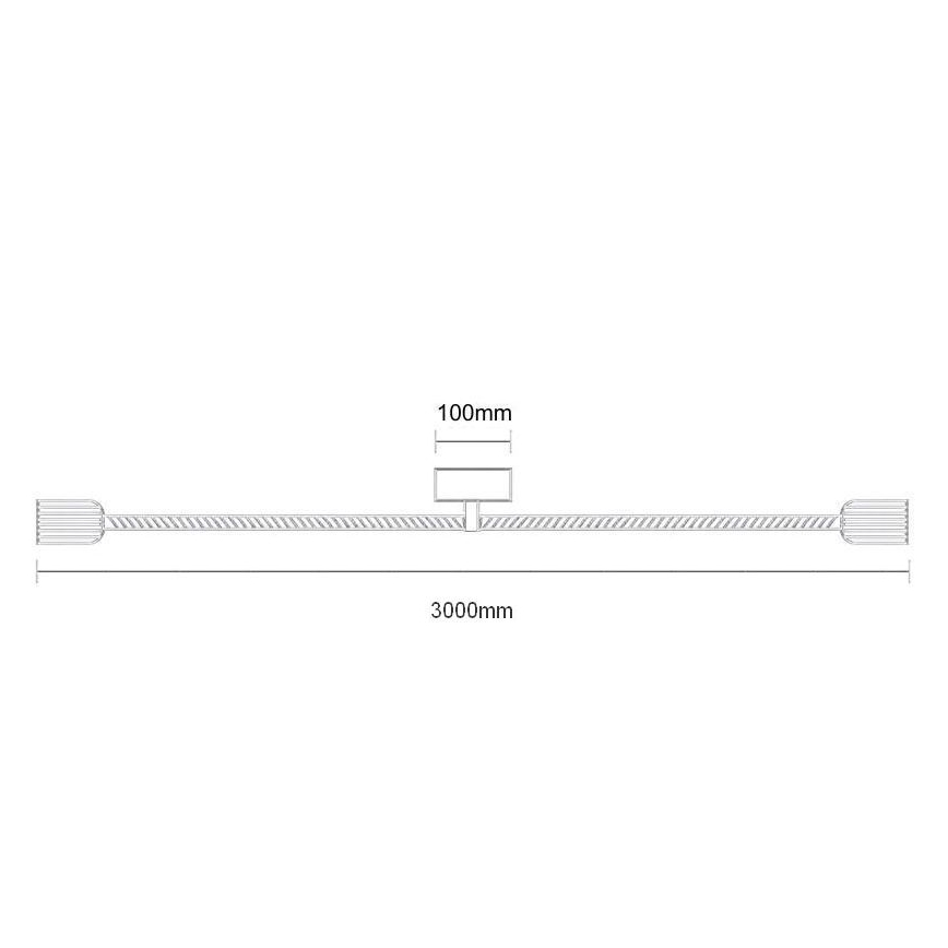 Kabel zasilający 2xE27/60W/230V 3 m