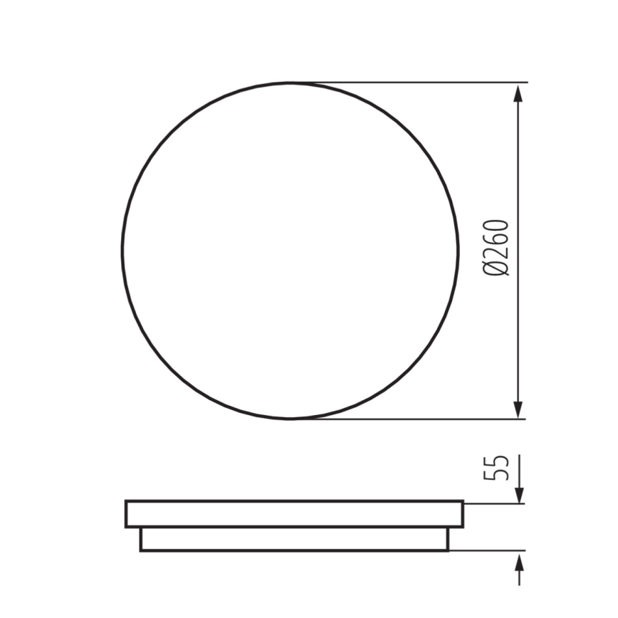 LED Oświetlenie zewnętrzne z czujnikiem BENO LED/24W/230V IP54 białe