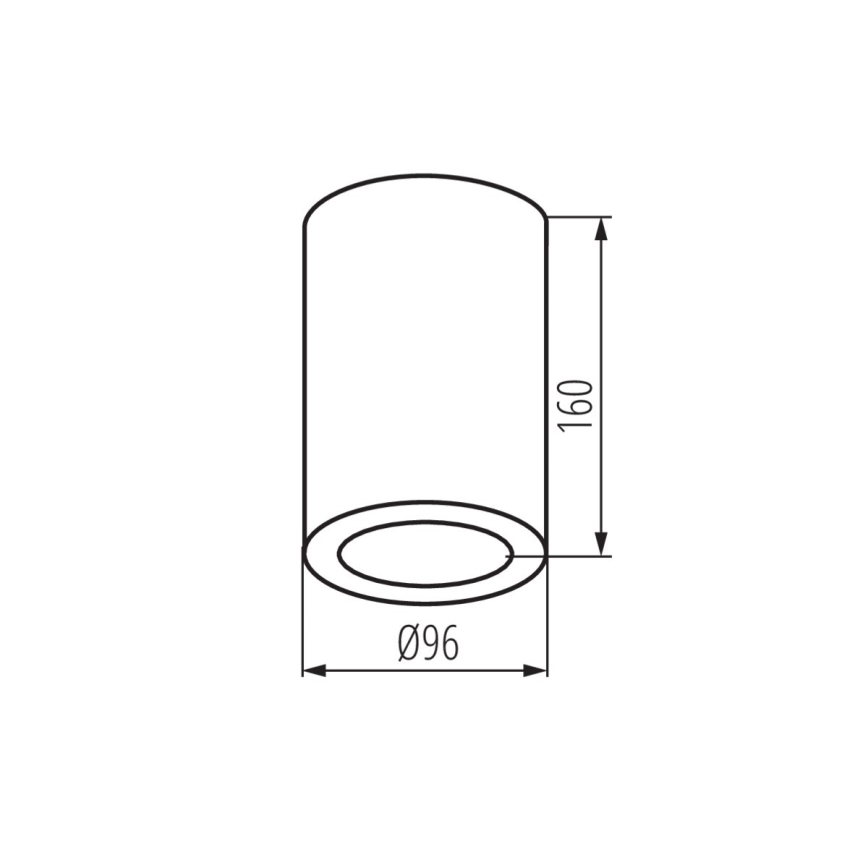 Łazienkowe oświetlenie punktowe AQILO 1xE27/20W/230V IP65 antracyt